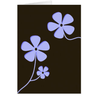 Silhouette florale moderne