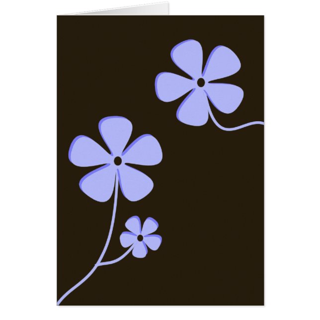 Silhouette florale moderne (Devant)