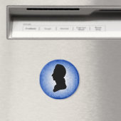 "Silhouette homme sur bleu" magnets (In Situ (Lave-vaisselle))