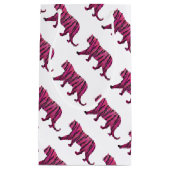 Silhouette Hot Pink en Black Tiger Klein Cadeauzakje (Voorkant)