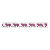 Silhouette Hot Pink en Black Tiger Lint (Voorkant)