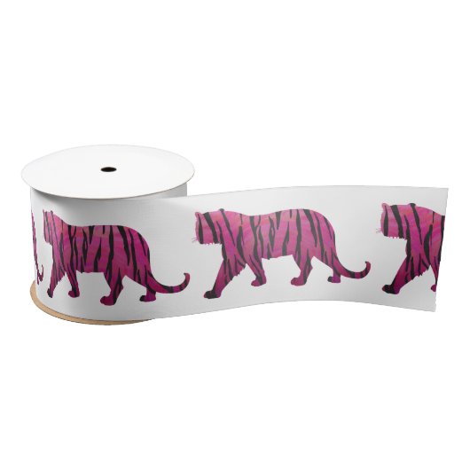 Silhouette Hot Pink en Black Tiger Lint (Spoel)