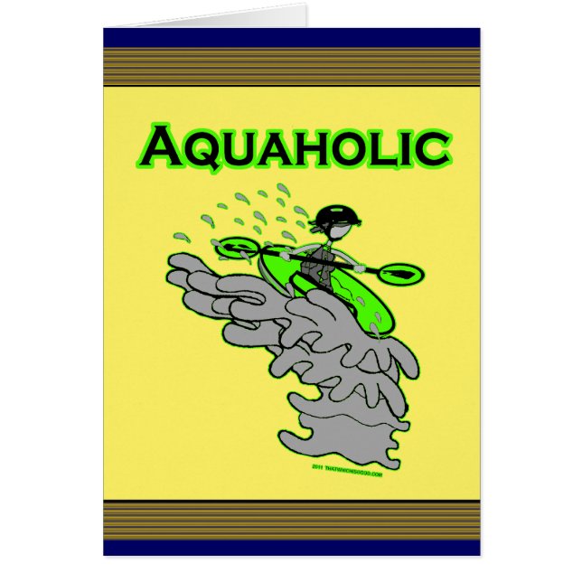 Silhouette Kayaking de Whitewater (Devant)