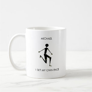 Silhouette Keniaanse atleet Koffiemok