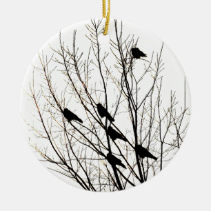 Silhouette Keramisch Ornament