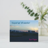 Silhouette Las Vegas - Carte postale (Debout devant)