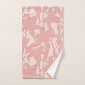 Silhouette Lily rose (Serviette à main)