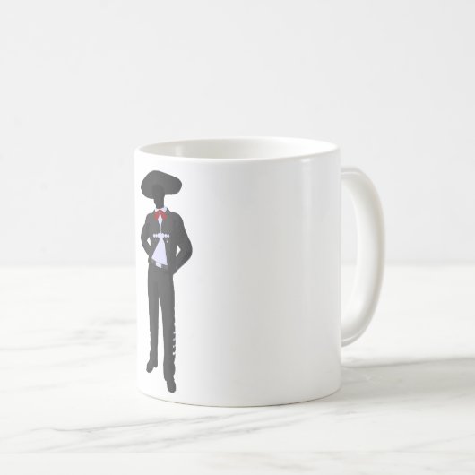 Silhouette Mariachi Mok (Voorkant rechts)