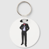Silhouette Mariachi Sleutelhanger (Voorkant)