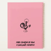 Silhouette Moderne du Rooster Portugais avec citat (Dos)