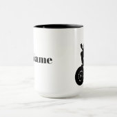 Silhouette noire de la Mug Mécanique Ajouter un no (Centre)
