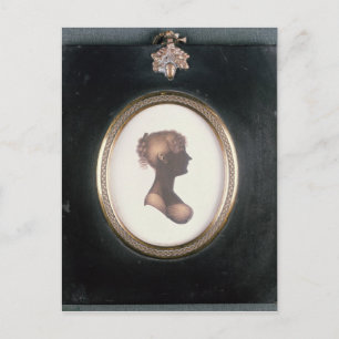 Silhouette of cassandra Austen, c.1809 Briefkaart
