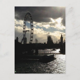 Silhouette of London Briefkaart