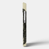 Silhouette of Ship met buigende nagels Case-Mate iPhone Case (Achterkant / Links)