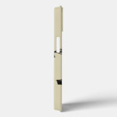 Silhouette of Ship met buigende nagels Case-Mate iPhone Case (Achterkant / Rechts)