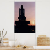 Silhouette of Space Shuttle STS-83 Poster (Keuken)