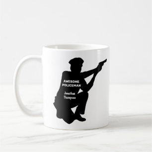 Silhouette Personalized Patrolman Coffee Mok