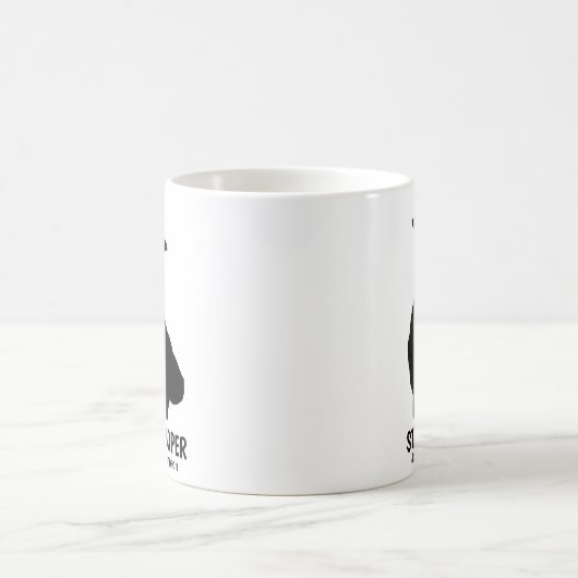 Silhouette Personalized State Trooper Coffee Mok (Center)