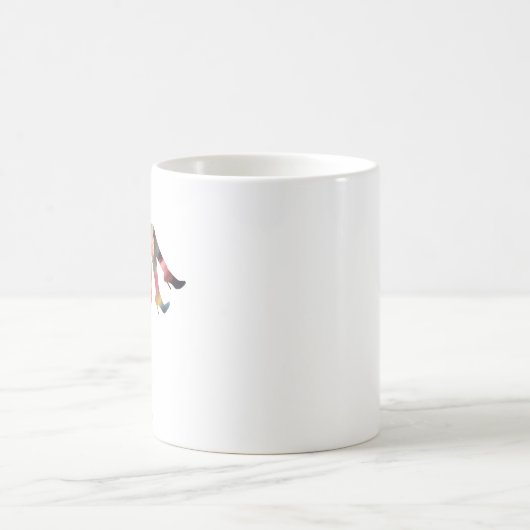 Silhouette romantique Love Explosion Mug - Vibrant (Centre)
