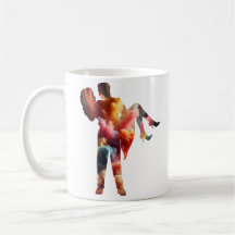 Silhouette romantique Love Explosion Mug - Vibrant