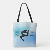 Silhouette & Sac fourre-tout de devis pour danseus (Dos)