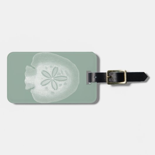 Silhouette Sand Dollar Bagagelabel (Voorkant horizontaal)