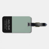 Silhouette Sand Dollar Bagagelabel (Achterkant horizontaal)