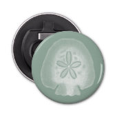 Silhouette Sand Dollar Button Flesopener (Voorkant)