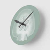 Silhouette Sand Dollar Ronde Klok (Hoek)