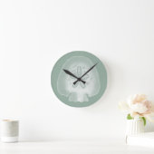 Silhouette Sand Dollar Ronde Klok (Huis)