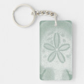 Silhouette Sand Dollar Sleutelhanger (Voorkant)