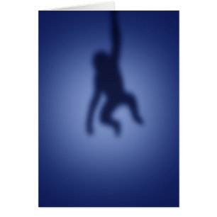 Silhouette singe