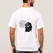 Silhouette Stress Head en Quote T-shirt (Achterkant)