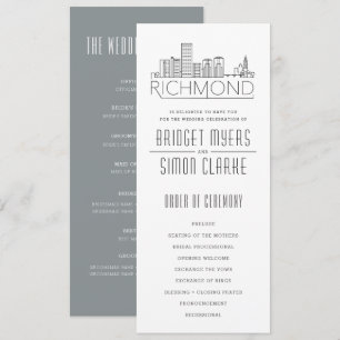 Silhouette stylisée de Richmond   Programme de mar