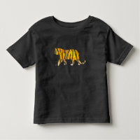 Silhouette Tiger Black en Sinaasappel