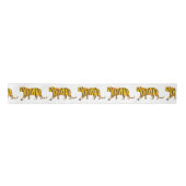 Silhouette Tiger Black en Sinaasappel Lint (Voorkant)