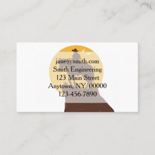 Silhouette van cowboy-rijdend paard bij zonsonderg visitekaartje