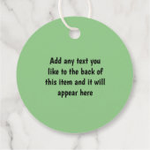 Silhouette van de Speler van de Voetbal met Ball o Bedankjes Labels (Achterkant)