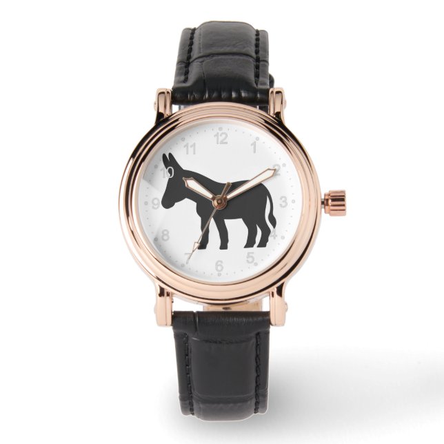 Silhouette van een mule horloge (Voorkant)