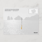 Silhouette van El Arco de Cabo San Lucas Briefkaart (Achterkant)