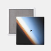 Silhouette van space shuttle Endeavor Magneet (Voorkant / Achterkant)