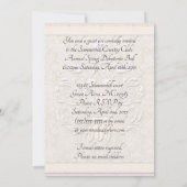 Silhouette victorienne Debutante Ball Invitation (Dos)