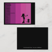 Silhouette visitekaartjes (Voorkant / Achterkant)