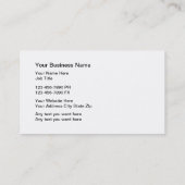 Silhouette Visitekaartjes voor computergebruik (Achterkant)