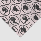  Silhouette Wallpaper Tissuepapier (Detail)