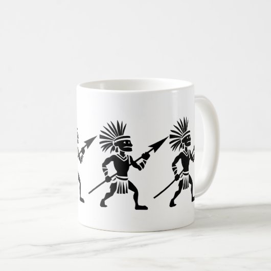 Silhouette Warrior Koffiemok (Voorkant rechts)