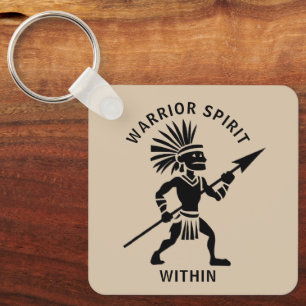 Silhouette Warrior Sleutelhanger