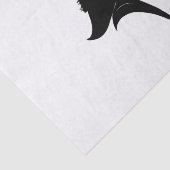  Silhouette Woman in Pet Tissuepapier (Detail)