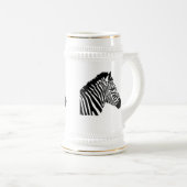 Silhouette Zebra Bierpul (Voorkant rechts)