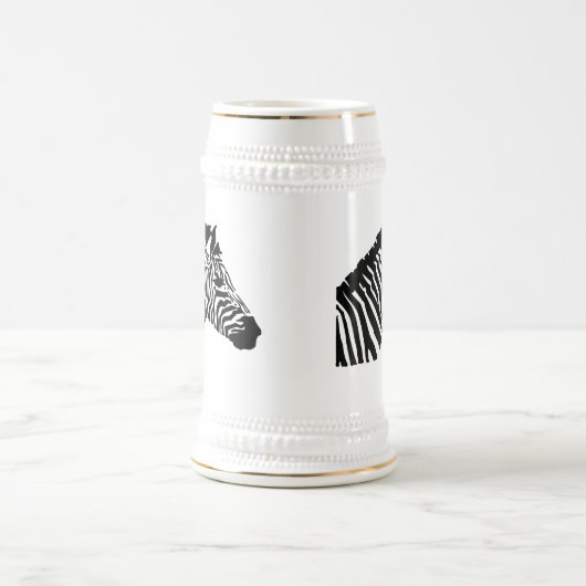 Silhouette Zebra Bierpul (Center)